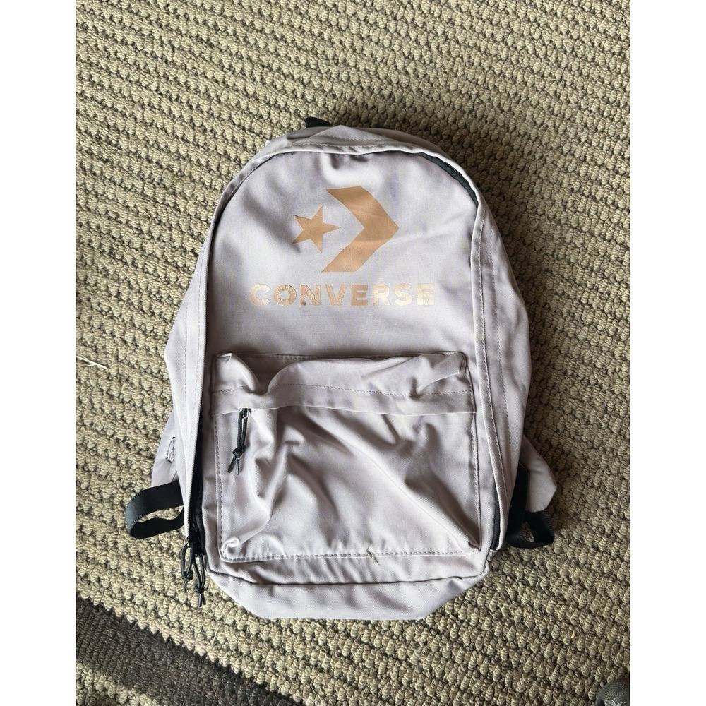 Converse Varsity Backpack Pink with Padded Laptop Pocket Mauve EDC22 Beige